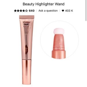 Charrlotte tilbury highlighter wand